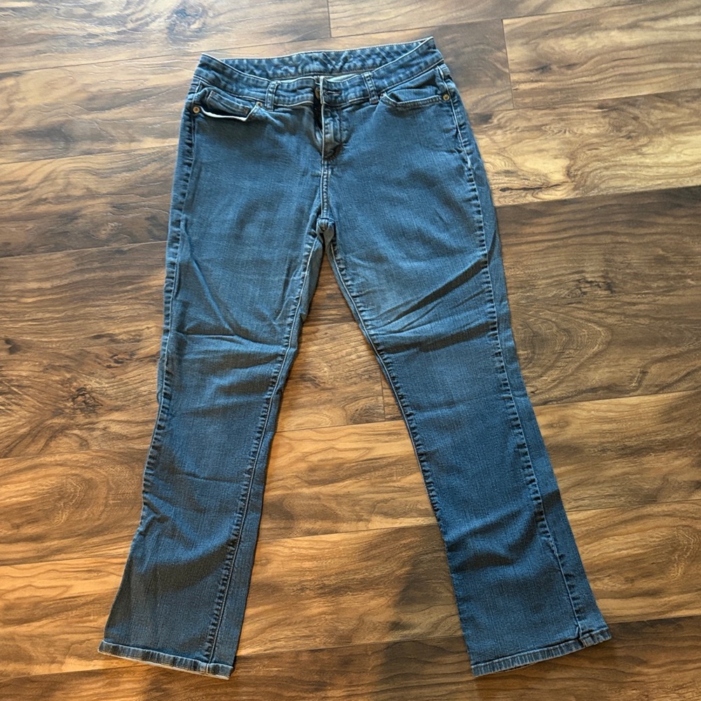 The Limited Dark Blue Flare Jeans